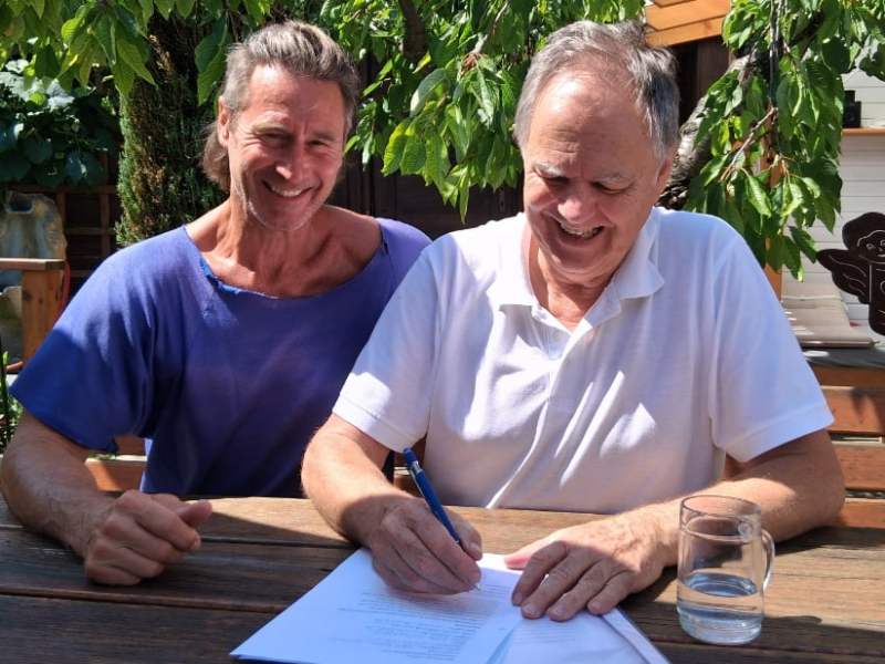 1. Training mit dem blinden Parasportler&nbsp;Rudi